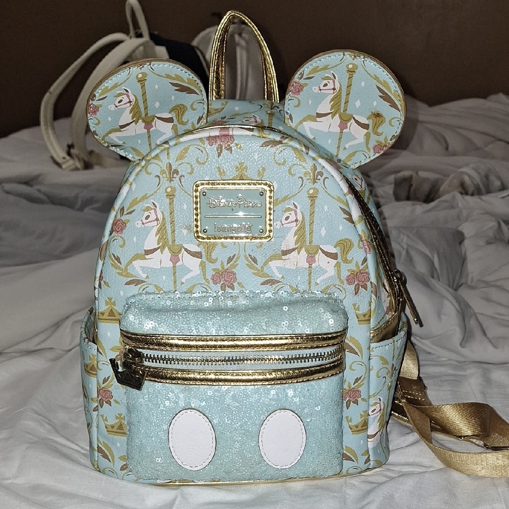 Dianey Parks MMA Prince Charming Regal Carrousel Mini Backpack